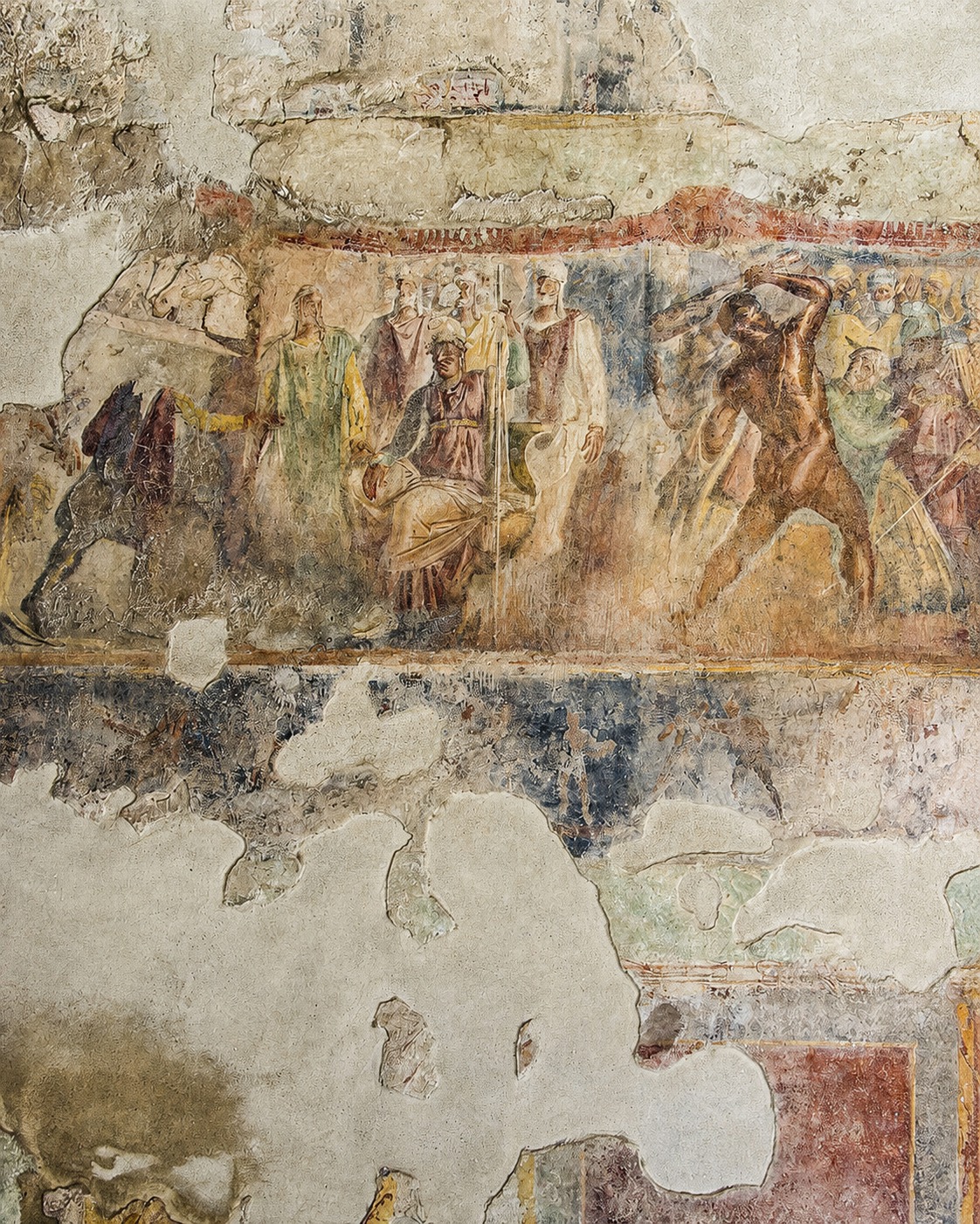 Affresco restaurato a Pompei